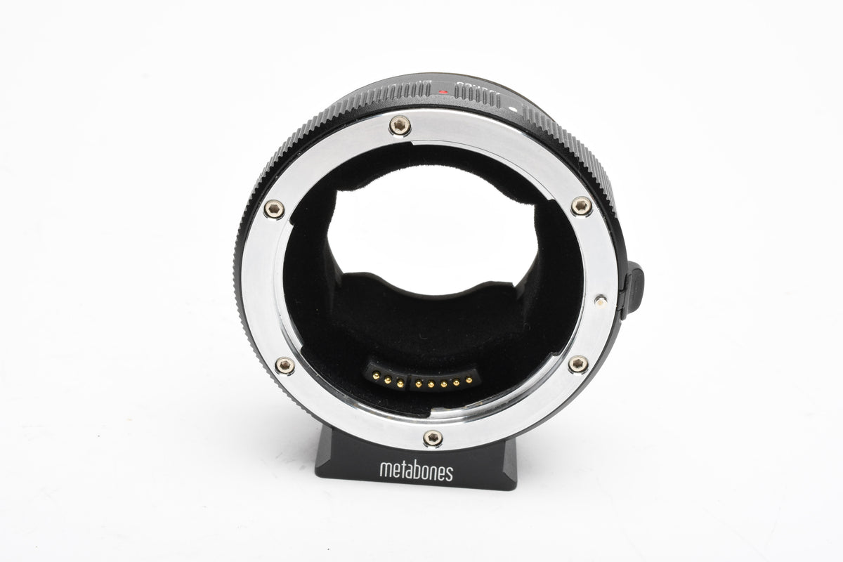 MetaBones Canon EF-E Mount T Smart adapter w/Caps, Jewel Case, Mint-