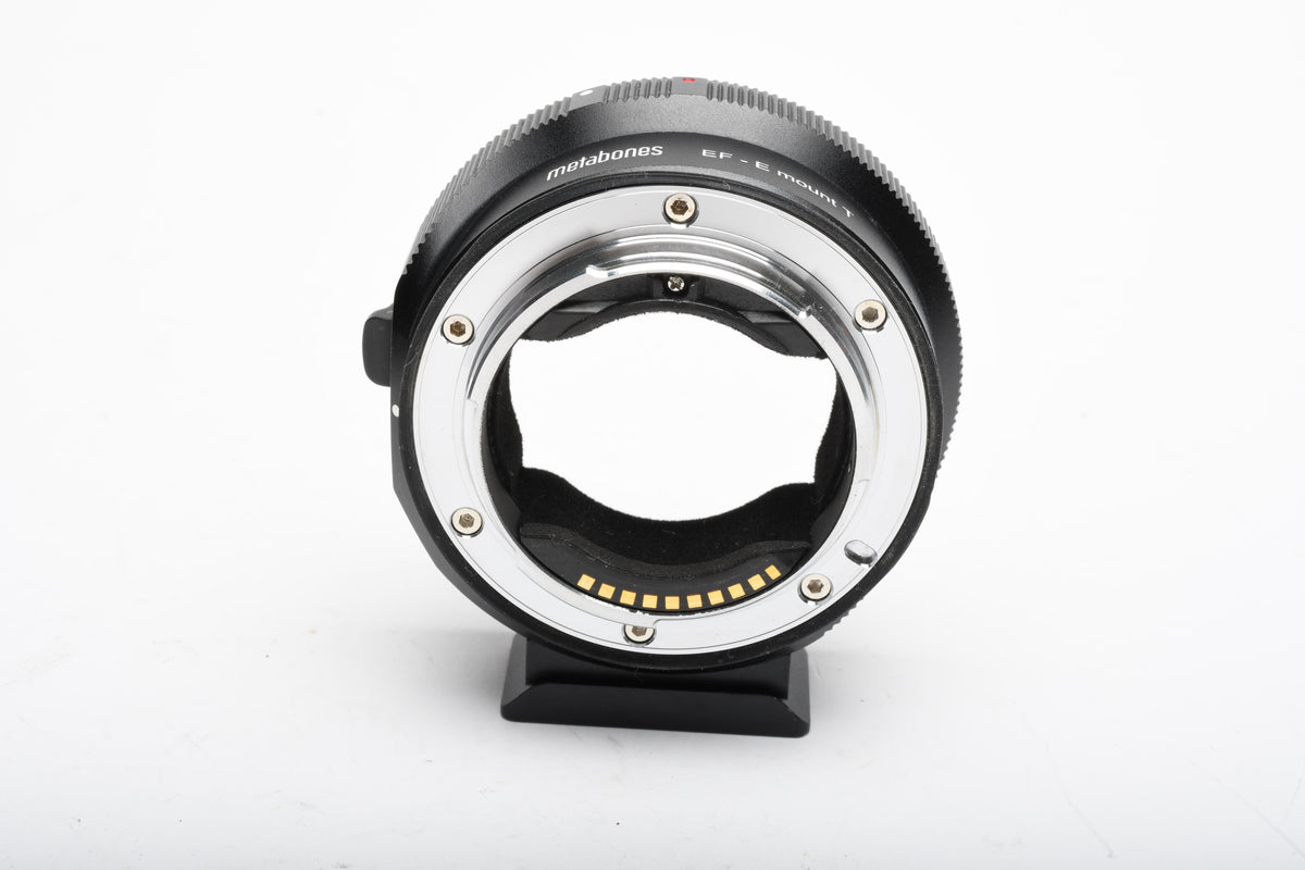 MetaBones Canon EF-E Mount T Smart adapter w/Caps, Jewel Case, Mint-