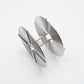 Stainless steel 35mm bulk film holder tray w/3X 35mm reels, Holds 15 Reels