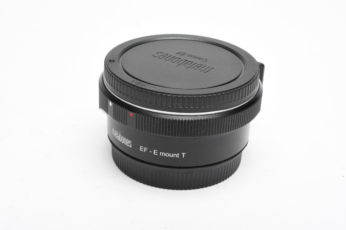 MetaBones Canon EF-E Mount T Smart adapter w/Caps, Jewel Case, Mint-