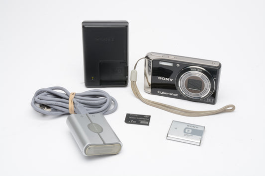 Sony Cybershot DSC-W370 14.1MP Digital Point&Shoot camera, Tested, Nice