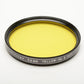 Vivitar 52mm Yellow #8 K2 filter, NIB