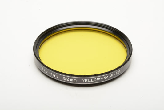 Vivitar 52mm Yellow #8 K2 filter, NIB