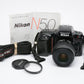 Nikon N50 35mm SLR w/Nikkor 35-80mm f4-5.6D zoom lens, padded case, strap, UV