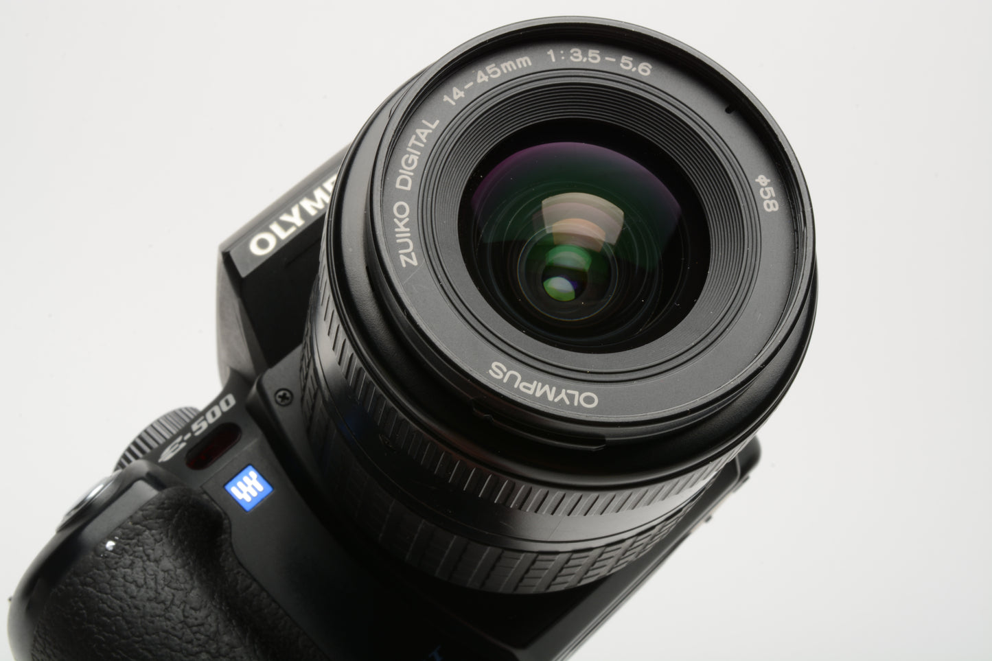 Olympus E-500 Evolt 8MP DSLR w/14-45mm, batt+charger+strap+ 6989 Acts!