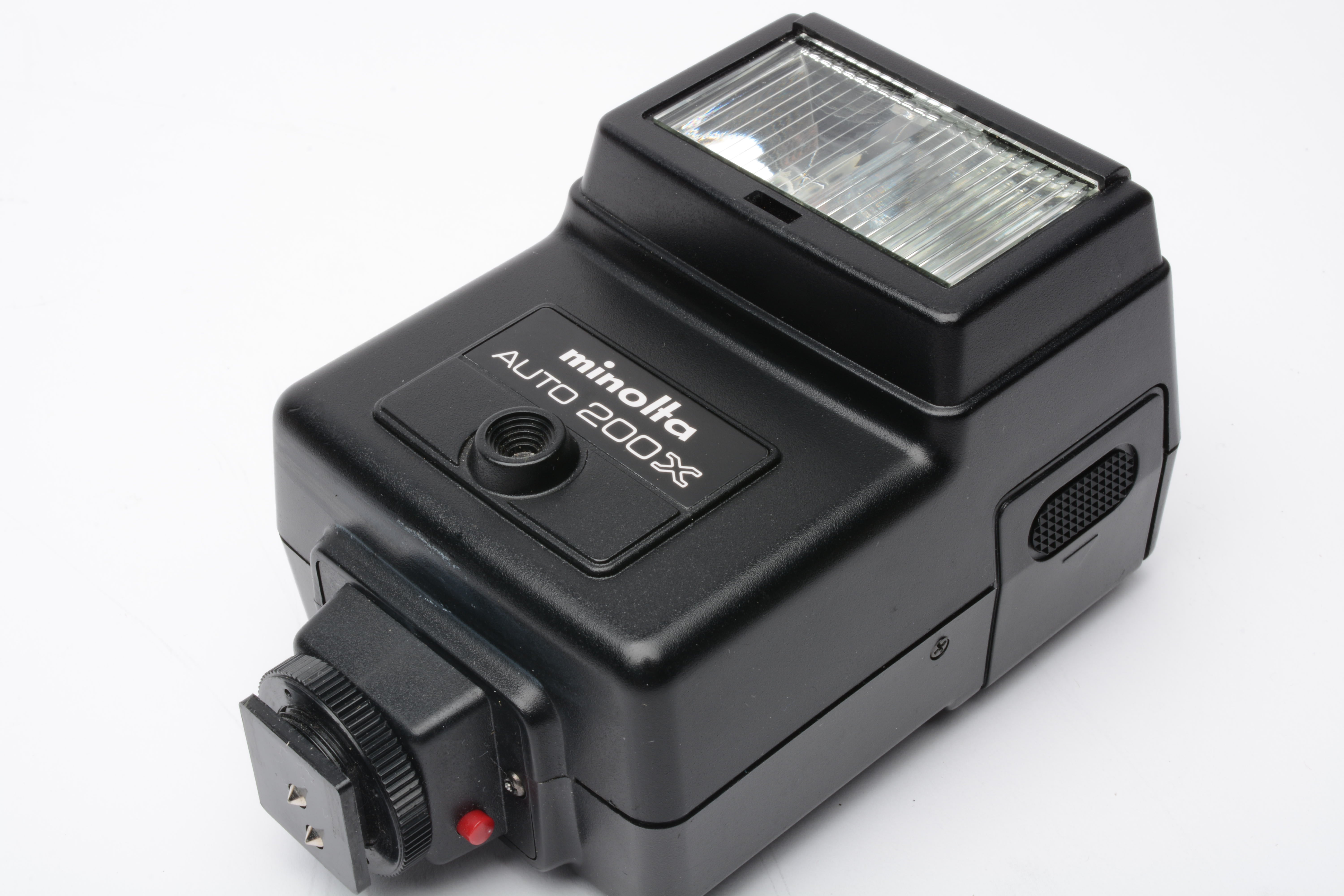 Minolta Auto Electroflash outlet 200X Shoe Mount Flash w/Minolta Case & Manual