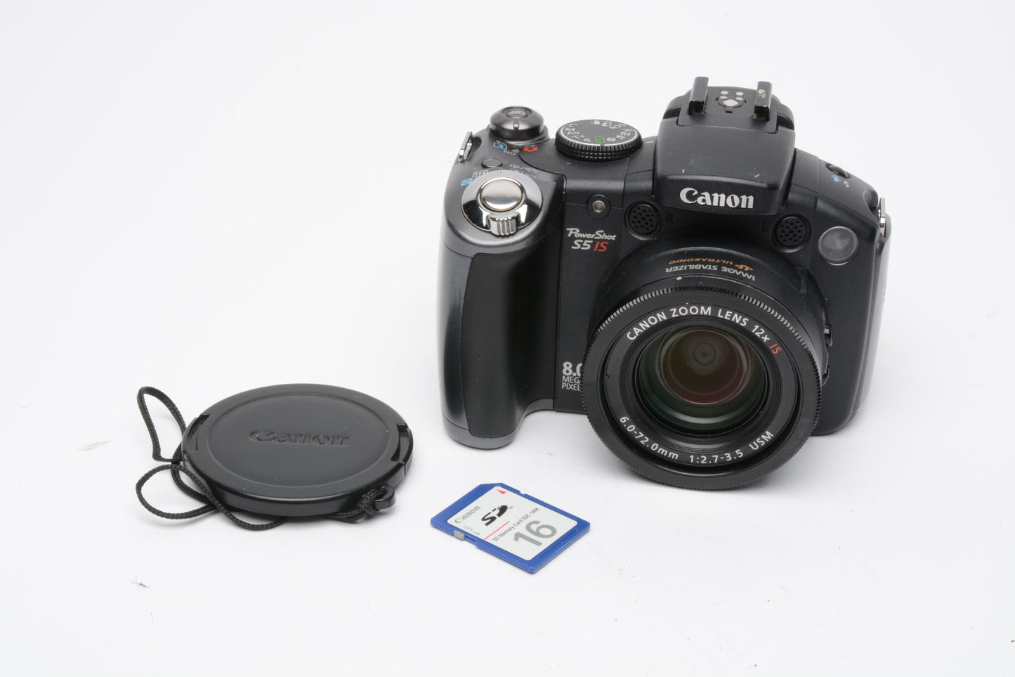 Canon PowerShot S5 IS 8MP Digital Point&Shoot camera, Tested