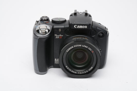 Canon PowerShot S5 IS 8MP Digital Point&Shoot camera, Tested