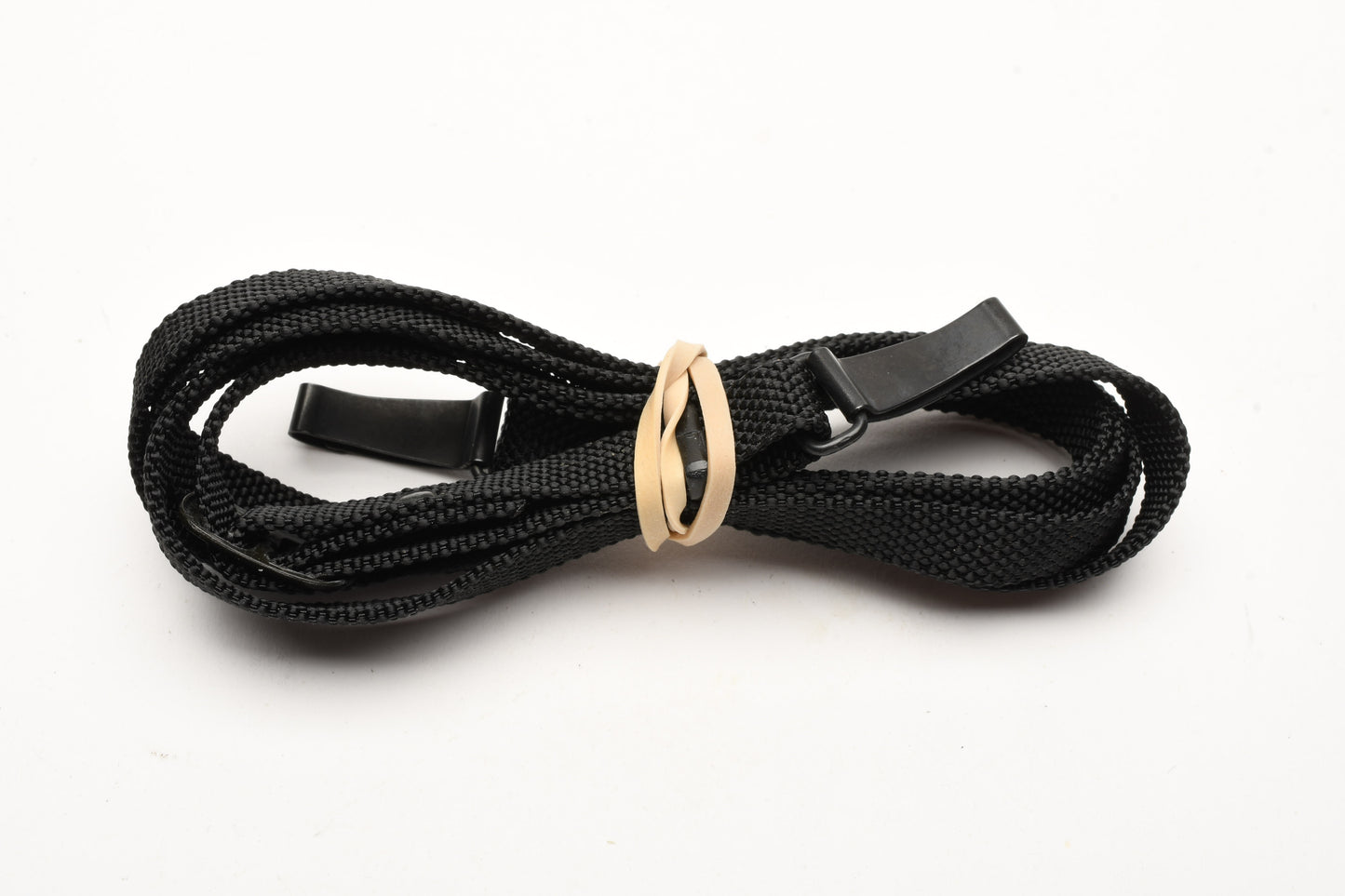 Polaroid folding SX70 series genuine thin black strap w/metal clips