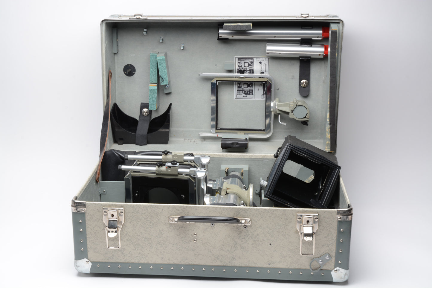 Sinar 4x5 Norma Deluxe bundle, case, rails, bellows, Mag viewfinder+++, Great!