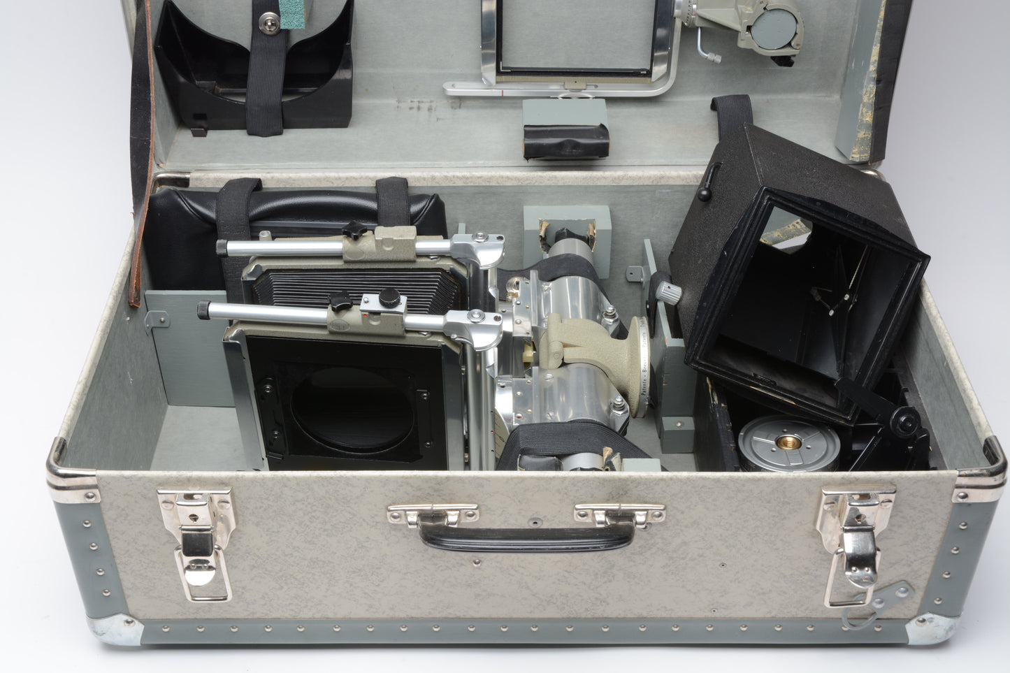 Sinar 4x5 Norma Deluxe bundle, case, rails, bellows, Mag viewfinder+++, Great!