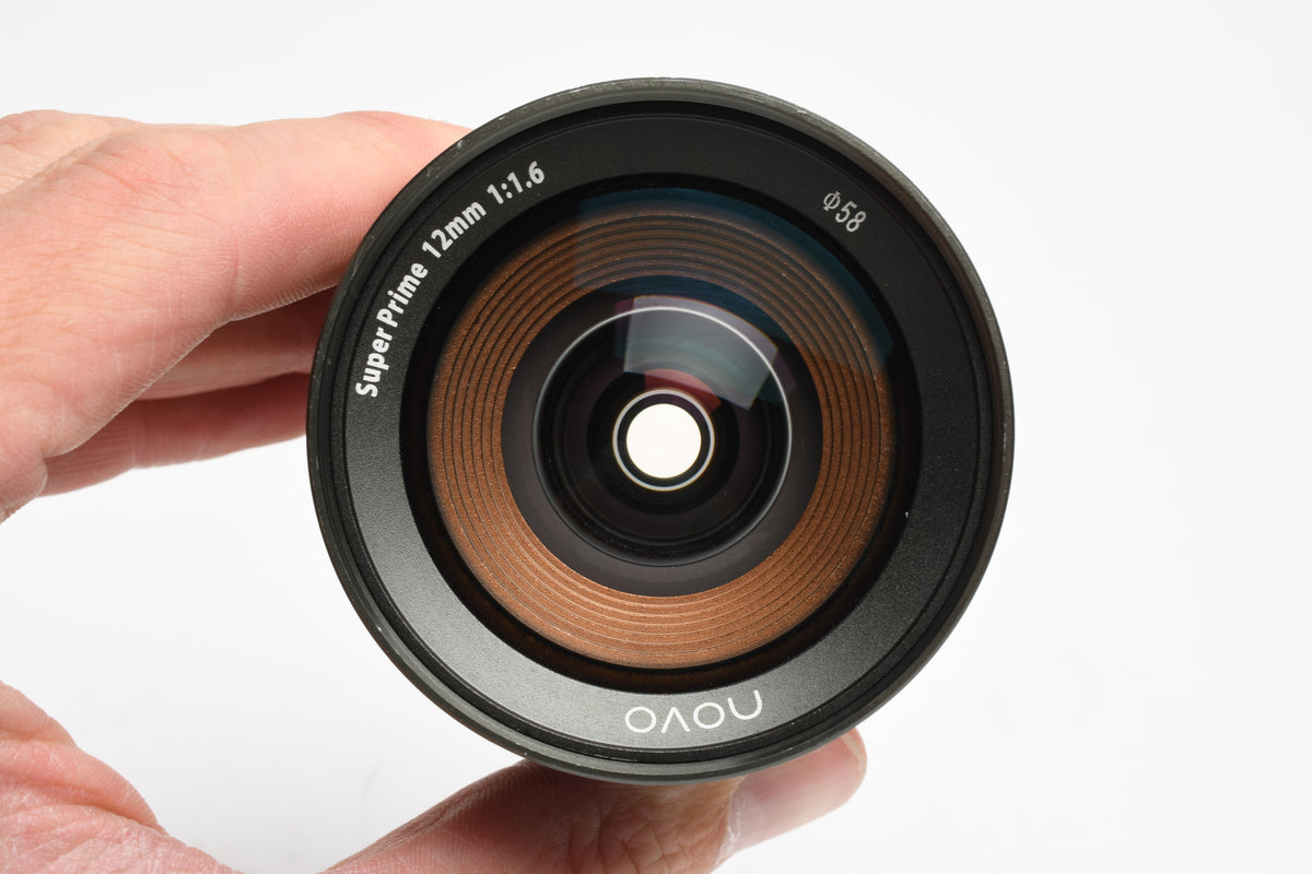 Novo SLR Magic SuperPrime 12mm f1.6 Micro 4/3 Mount, Caps, Great