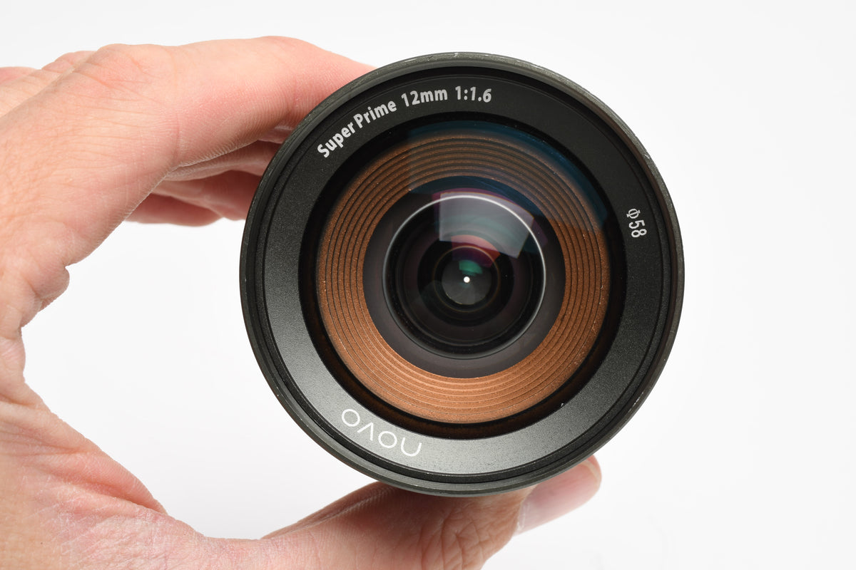 Novo SLR Magic SuperPrime 12mm f1.6 Micro 4/3 Mount, Caps, Great