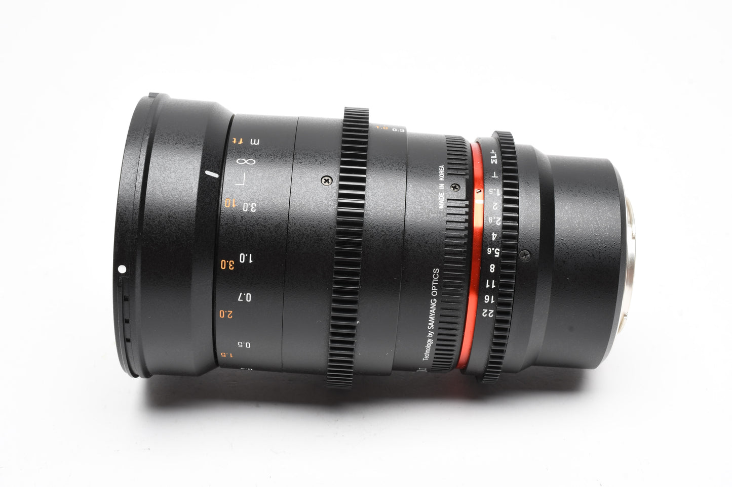 Rokinon 35mm T1.5 AS IF UMC II for Micro 4/3 mount, Hood+Pouch, Mint-