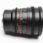 Rokinon 50mm T1.5 AS IF UMC for Micro 4/3 mount, Hood+Pouch, Mint-