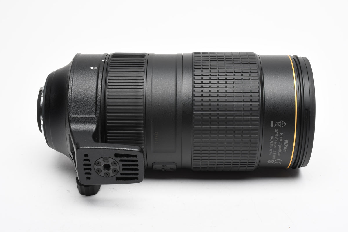 Nikon Nikkor AF-S 80-400mm f4.5-5.6G ED VR w/Case, Hood, Caps, Mint-