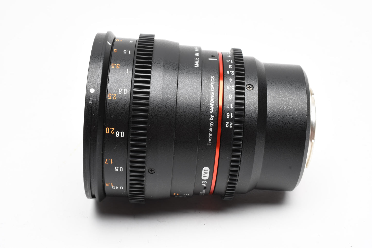 Rokinon 50mm T1.5 AS IF UMC for Micro 4/3 mount, Hood+Pouch, Mint-