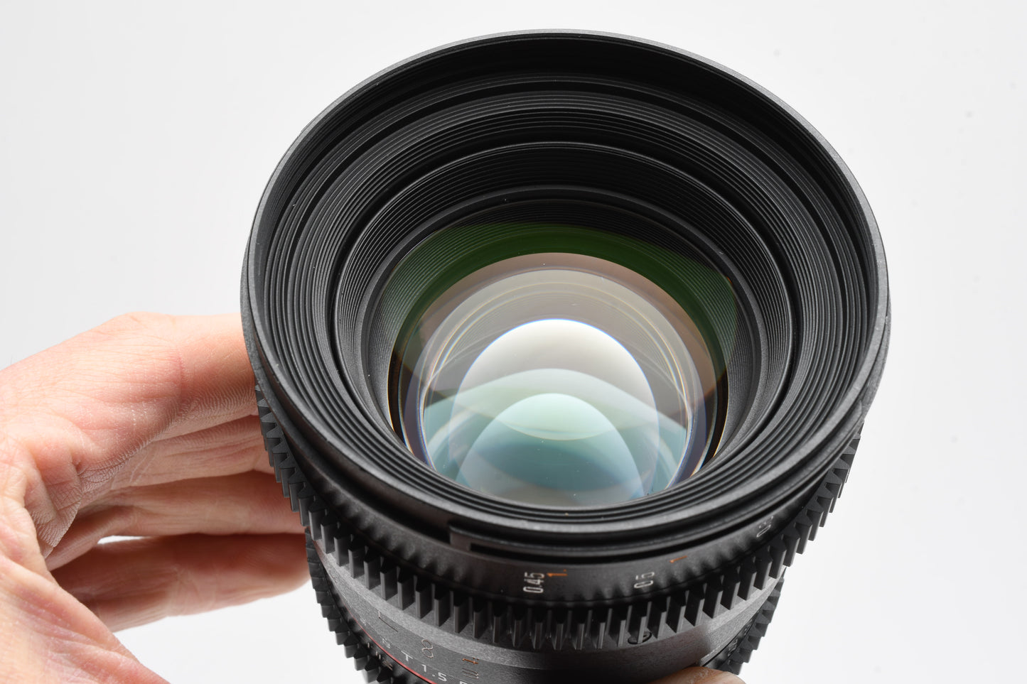 Rokinon 50mm T1.5 AS IF UMC for Micro 4/3 mount, Hood+Pouch, Mint-