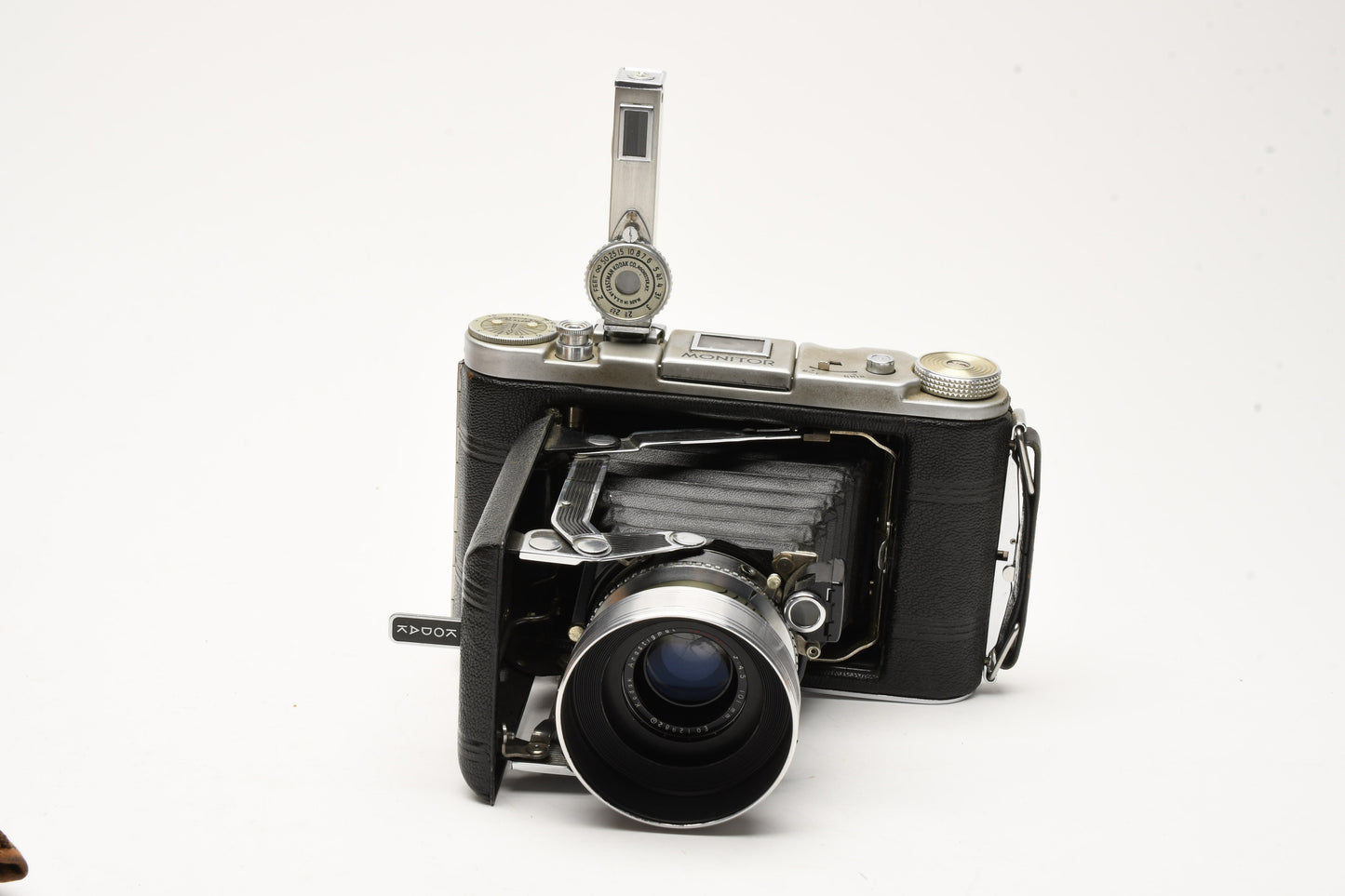 Kodak Monitor Six-20 620 Film Vintage Folding Camera w/101mm f4.5 bundle, works!