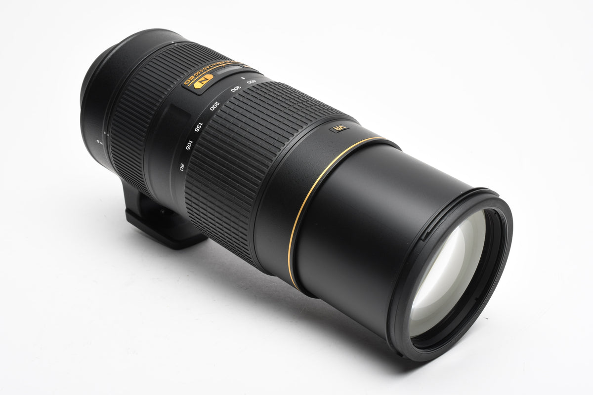 Nikon Nikkor AF-S 80-400mm f4.5-5.6G ED VR w/Case, Hood, Caps, Mint-