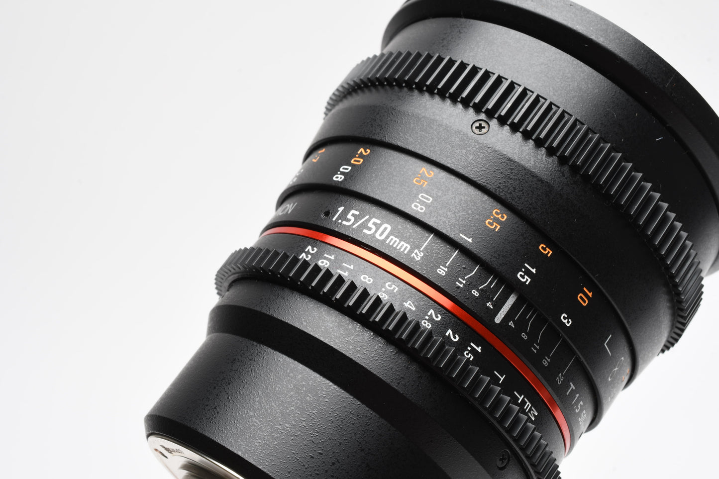 Rokinon 50mm T1.5 AS IF UMC for Micro 4/3 mount, Hood+Pouch, Mint-