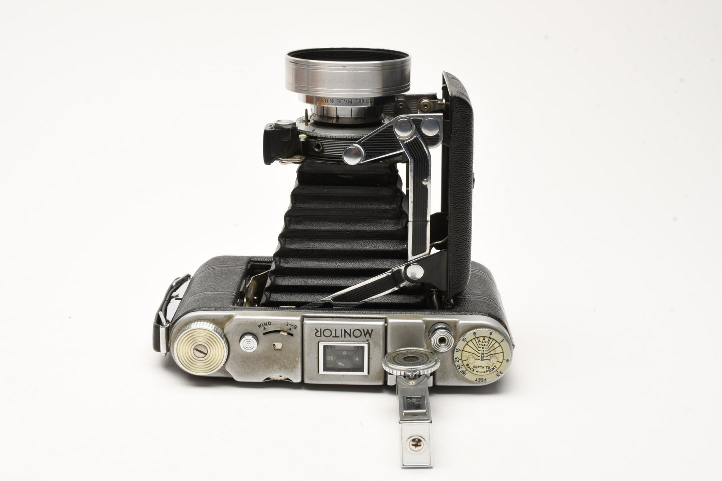 Kodak Monitor Six-20 620 Film Vintage Folding Camera w/101mm f4.5 bundle, works!