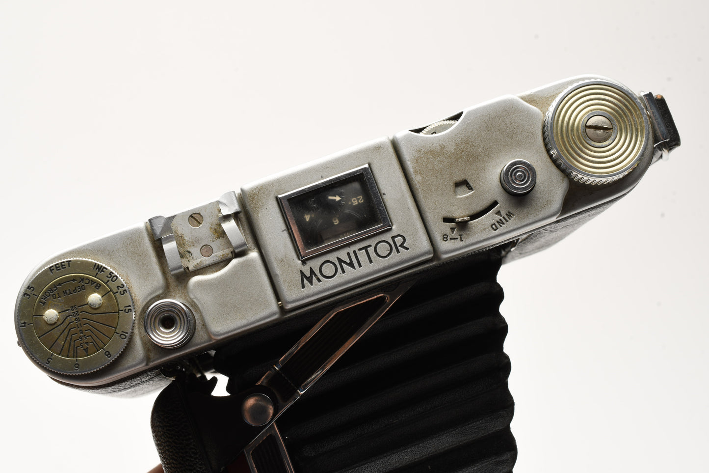 Kodak Monitor Six-20 620 Film Vintage Folding Camera w/101mm f4.5 bundle, works!