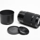 Sony 55-210mm f4.5-6.3 OSS zoom lens (Black) w/Lens caps, Lens hood