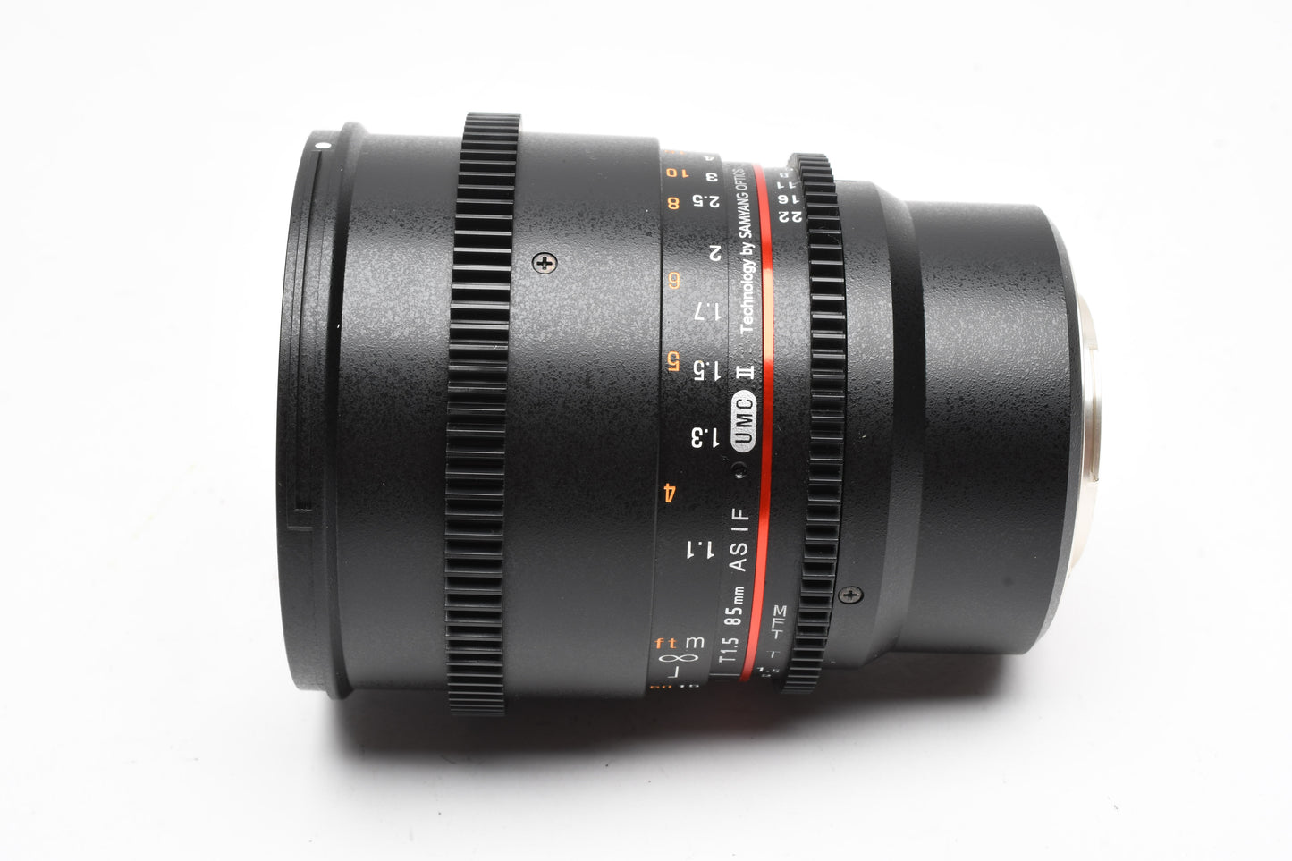 Rokinon 85mm T1.5 AS IF UMC II for Micro 4/3 mount, Hood+Pouch, Mint-