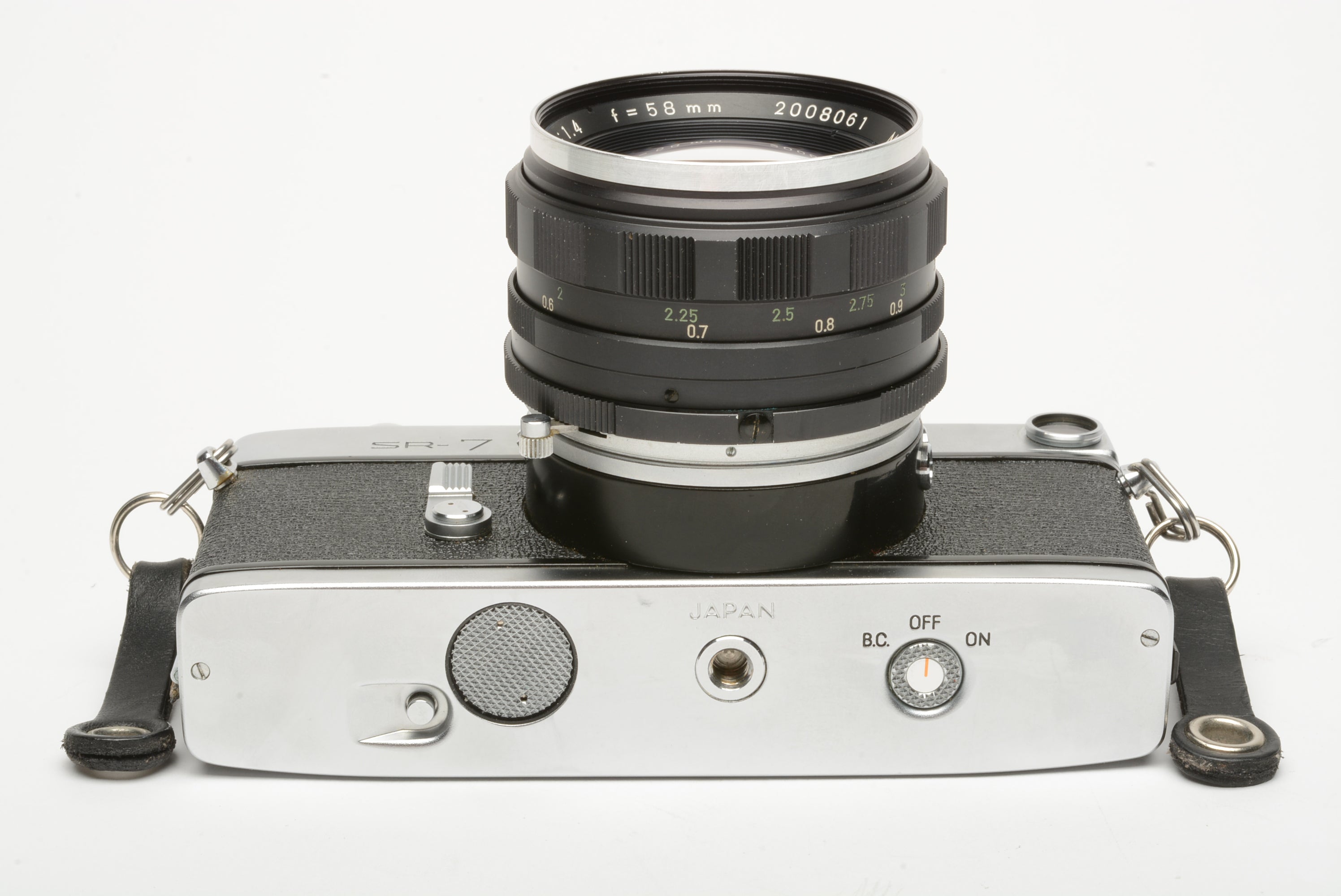 AnalogueCamera完動品　Minolta NEW SR-7 大口径58mm F1.4レンズ付き