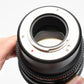Rokinon 85mm T1.5 AS IF UMC II for Micro 4/3 mount, Hood+Pouch, Mint-