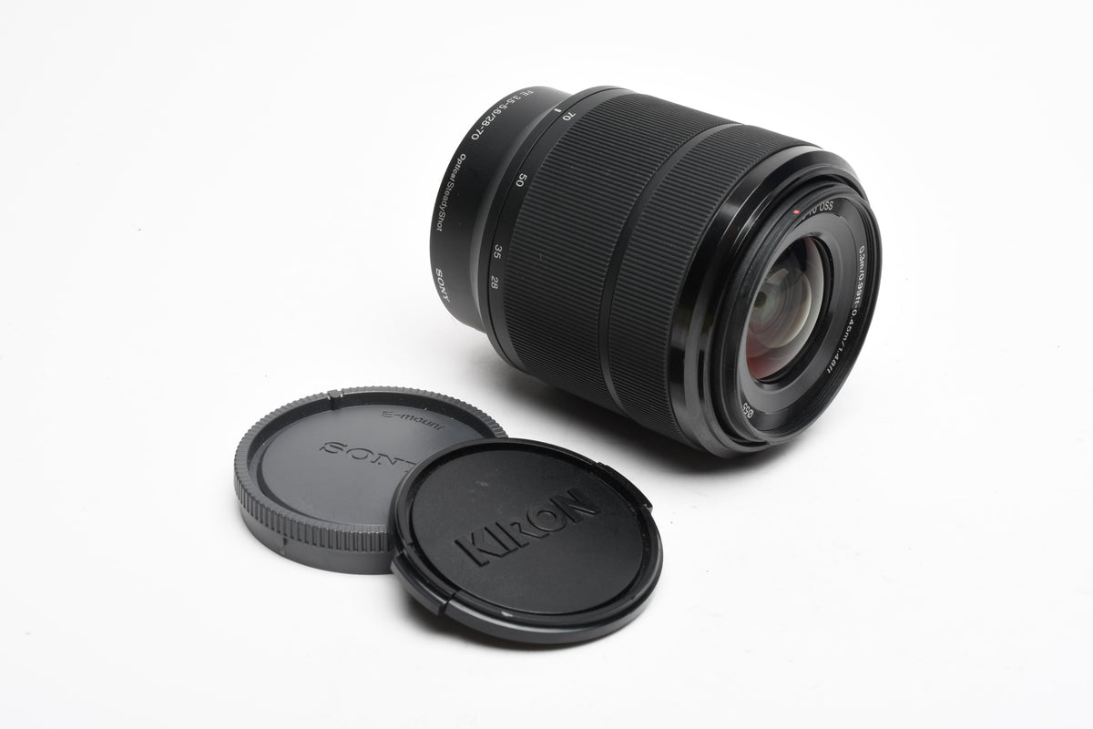 Sony FE 28-70mm f3.5-5.6 OSS E-Mount lens SEL2870, caps, Nice!