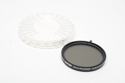 Tiffen 67mm Linear Polarizing filter, clean