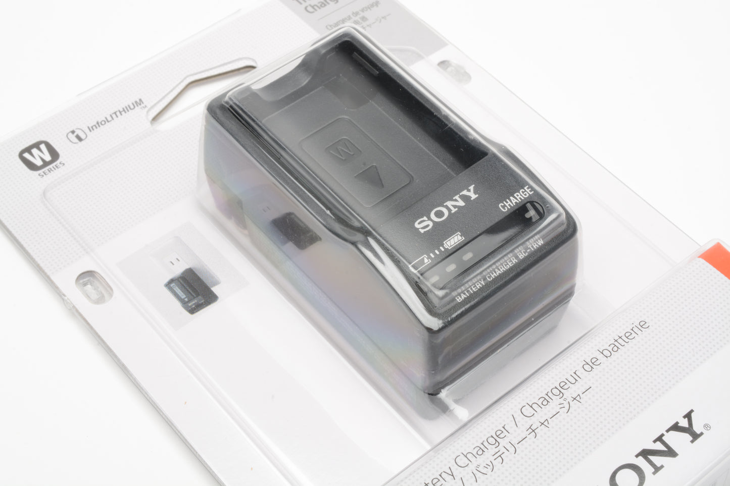 Sony BC-TRW W Series Battery Charger (Black)
