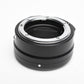 Nikon FTZ II Mount Adapter, caps, Mint- Boxed