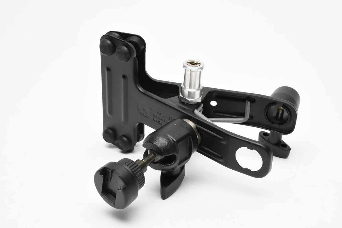 Manfrotto Art 175 Spring Clamp w/Small ball head and Post