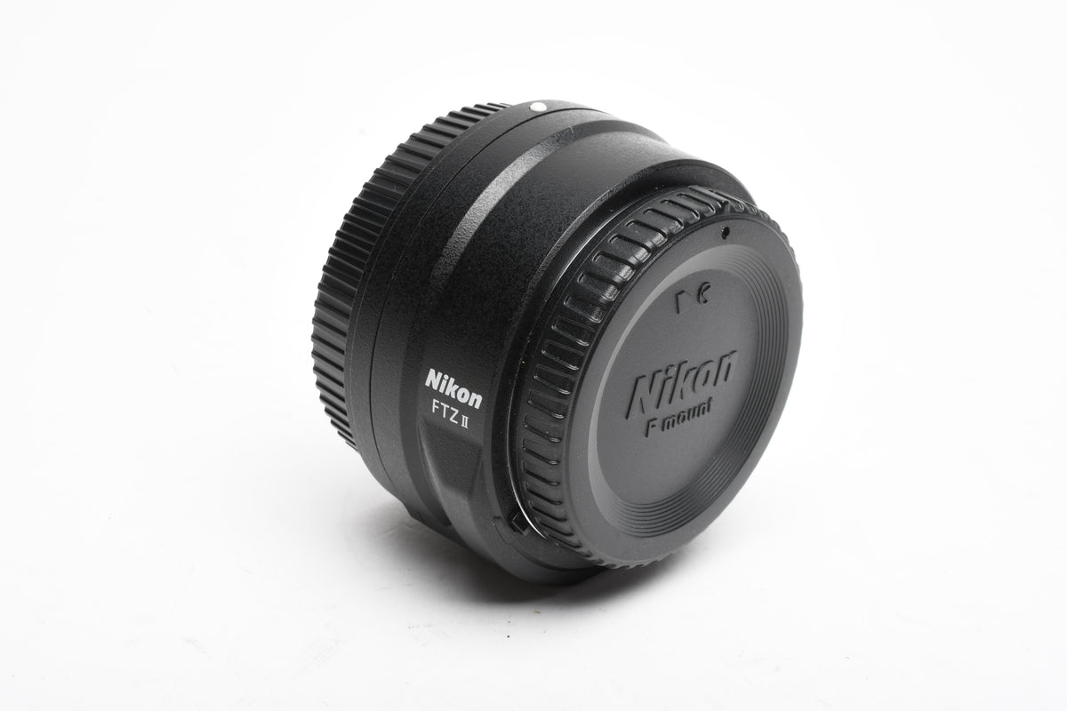 Nikon FTZ II Mount Adapter, caps, Mint- Boxed