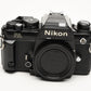 Nikon FA 35mm SLR Black Body only w/new seals, tested, nice!