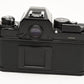 Nikon FA 35mm SLR Black Body only w/new seals, tested, nice!