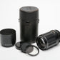 Pentax Super Takumar 135mm f3.5 M42 Mount lens, case, hood, caps, UV, Clean!