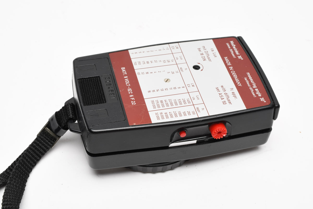 Gossen Luna-Pro F Flash/Ambient Light Meter, clean, tested, w/Case & Strap