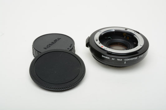 Sigma AF Tele Converter 1.4x MC Teleconverter Lens for Nikon AF + Caps