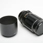 Pentax Super Takumar 135mm f3.5 M42 Mount lens, case, hood, caps, UV, Clean!