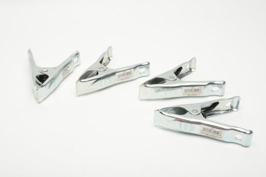 4X Pony 3201 1" Spring Glossy aluminum clamps - New