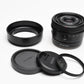 Sony FE 24mm 24 f/2.8 f2.8 G Lens, Hood, Caps, Mint-