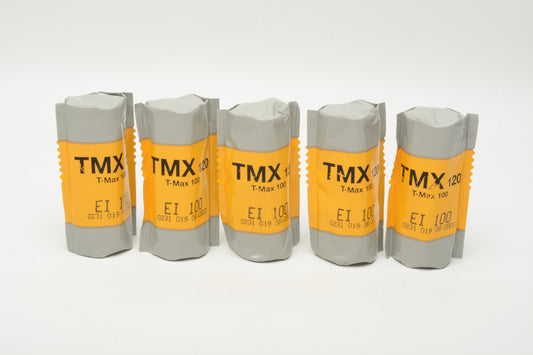 5X Kodak TMX 120 B&W 100ASA film, Expired 08/2000