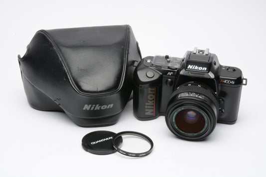 Nikon N4004s 35mm SLR w/Sigma 35-70mm f3.5-4.5 zoom lens, case, UV, tested