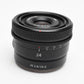 Sony FE 24mm 24 f/2.8 f2.8 G Lens, Hood, Caps, Mint-
