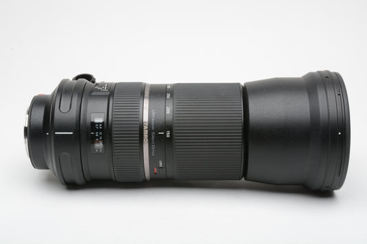 Tamron SP 150-600mm f/5-6.3 USD Di VC, Sony A Mount, w/Hood, Caps, Collar, Boxed