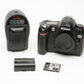 Nikon D70 DSLR body w/batt, charger, 1GB CF card, Only 6762 Acts, Tested
